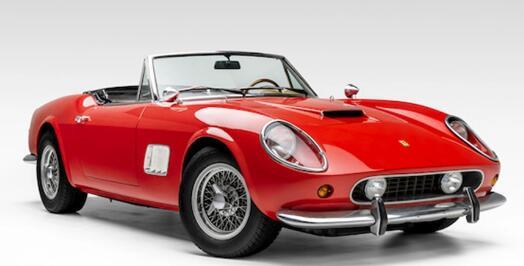 Ferris Bueller's Day Off中的一辆1961年法拉利复制品即将拍卖
