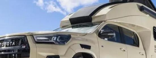 坚不可摧的丰田Hilux制造无瑕疵的随处可见微型房车