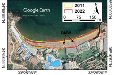 由于气候变化塞浦路斯的海滩到2100年可能会消失