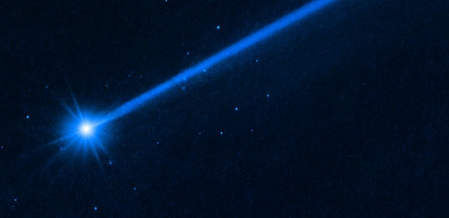 宇航局任务改变了小行星的路线哈勃揭示了分散的巨石
