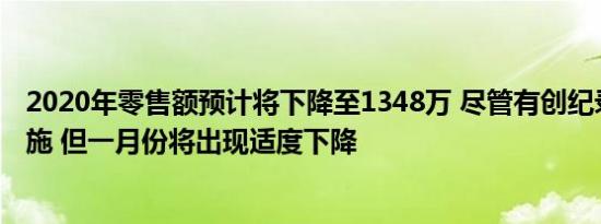 2020年零售额预计将下降至1348万 尽管有创纪录的激励措施 但一月份将出现适度下降