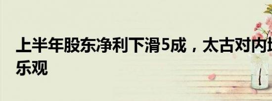 上半年股东净利下滑5成，太古对内地业务更乐观