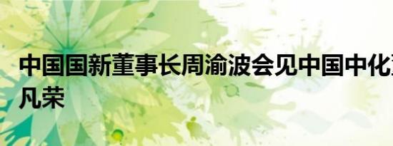 中国国新董事长周渝波会见中国中化董事长李凡荣