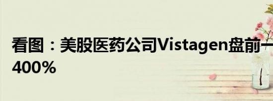 看图：美股医药公司Vistagen盘前一度暴涨2400%