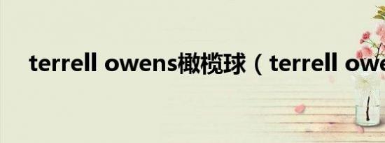 terrell owens橄榄球（terrell owens）