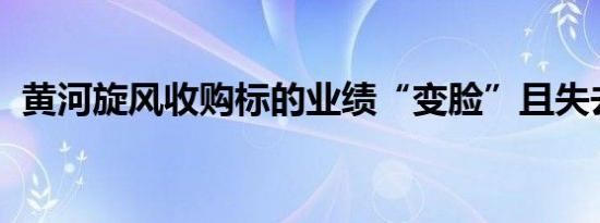 黄河旋风收购标的业绩“变脸”且失去控制