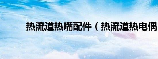 热流道热嘴配件（热流道热电偶）