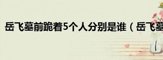 岳飞墓前跪着5个人分别是谁（岳飞墓在哪）