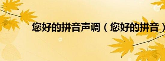 您好的拼音声调（您好的拼音）