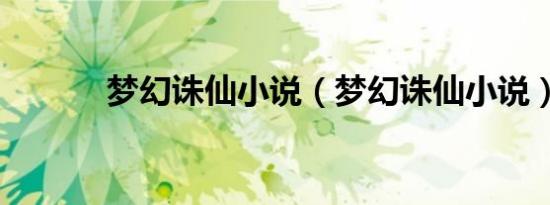 梦幻诛仙小说（梦幻诛仙小说）