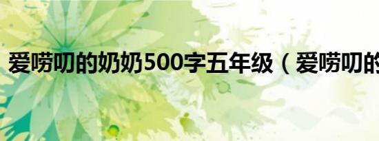 爱唠叨的奶奶500字五年级（爱唠叨的奶奶）