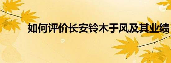 如何评价长安铃木于风及其业绩？