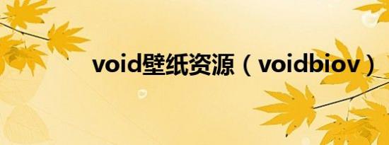 void壁纸资源（voidbiov）