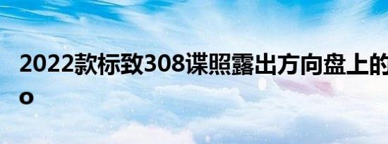 2022款标致308谍照露出方向盘上的复古logo