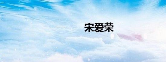 宋爱荣