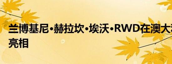 兰博基尼·赫拉坎·埃沃·RWD在澳大利亚首次亮相
