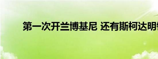 第一次开兰博基尼 还有斯柯达明锐