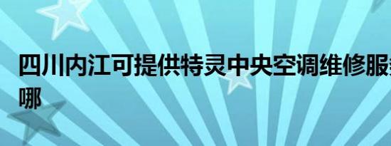 四川内江可提供特灵中央空调维修服务地址在哪
