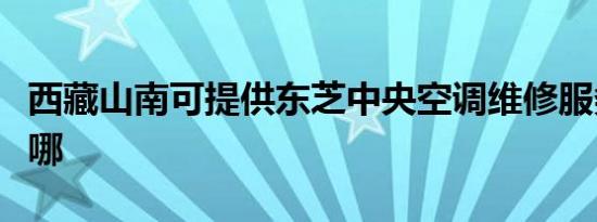 西藏山南可提供东芝中央空调维修服务地址在哪