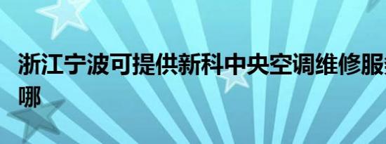 浙江宁波可提供新科中央空调维修服务地址在哪