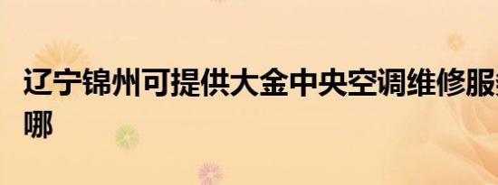 辽宁锦州可提供大金中央空调维修服务地址在哪