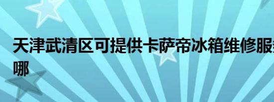 天津武清区可提供卡萨帝冰箱维修服务地址在哪