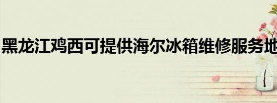 黑龙江鸡西可提供海尔冰箱维修服务地址在哪