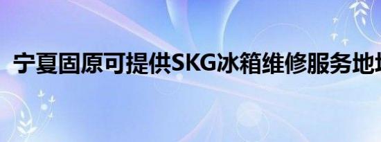 宁夏固原可提供SKG冰箱维修服务地址在哪