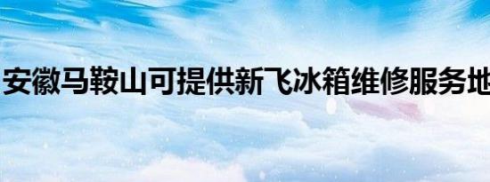 安徽马鞍山可提供新飞冰箱维修服务地址在哪