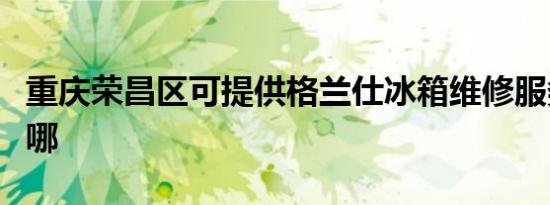 重庆荣昌区可提供格兰仕冰箱维修服务地址在哪