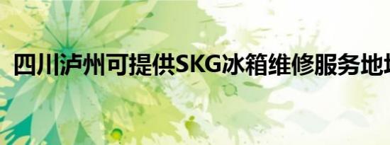 四川泸州可提供SKG冰箱维修服务地址在哪