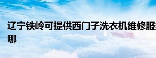 辽宁铁岭可提供西门子洗衣机维修服务地址在哪