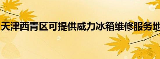 天津西青区可提供威力冰箱维修服务地址在哪