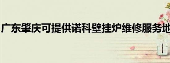 广东肇庆可提供诺科壁挂炉维修服务地址在哪