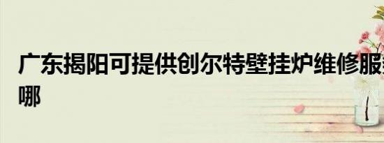 广东揭阳可提供创尔特壁挂炉维修服务地址在哪