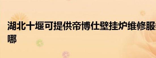 湖北十堰可提供帝博仕壁挂炉维修服务地址在哪