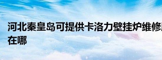 河北秦皇岛可提供卡洛力壁挂炉维修服务地址在哪