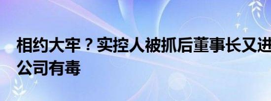 相约大牢？实控人被抓后董事长又进去了 评:公司有毒