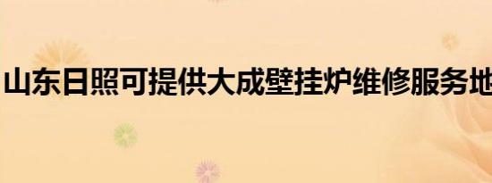 山东日照可提供大成壁挂炉维修服务地址在哪