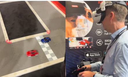 Kobotix Real Racer使用VR耳机提供微型遥控车的第一人称视角