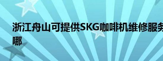浙江舟山可提供SKG咖啡机维修服务地址在哪