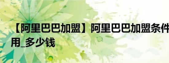 【阿里巴巴加盟】阿里巴巴加盟条件_加盟费用_多少钱