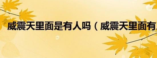 威震天里面是有人吗（威震天里面有人吗）