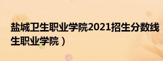 盐城卫生职业学院2021招生分数线（盐城卫生职业学院）