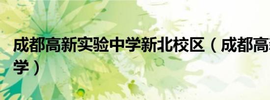 成都高新实验中学新北校区（成都高新实验中学）