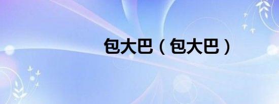 包大巴（包大巴）