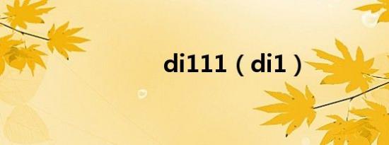 di111（di1）