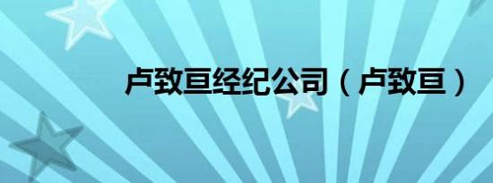 卢致亘经纪公司（卢致亘）