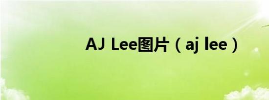 AJ Lee图片（aj lee）