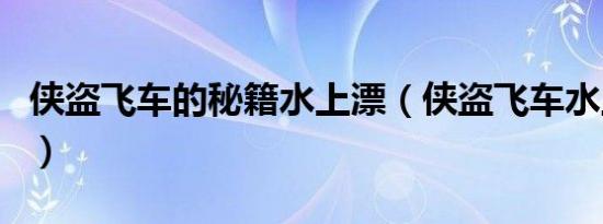 侠盗飞车的秘籍水上漂（侠盗飞车水上漂密码）